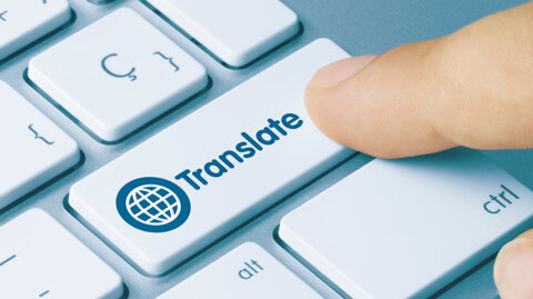 keyboard with translate button