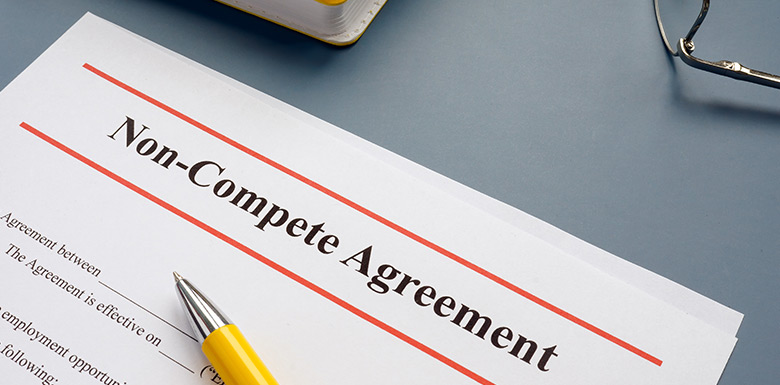 Employee non-compete agreement paperwork